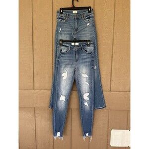 Lot of 2 KanCan Jeans Women’s Size 5/26 Skinny + Ankle Jean Style & Comfort